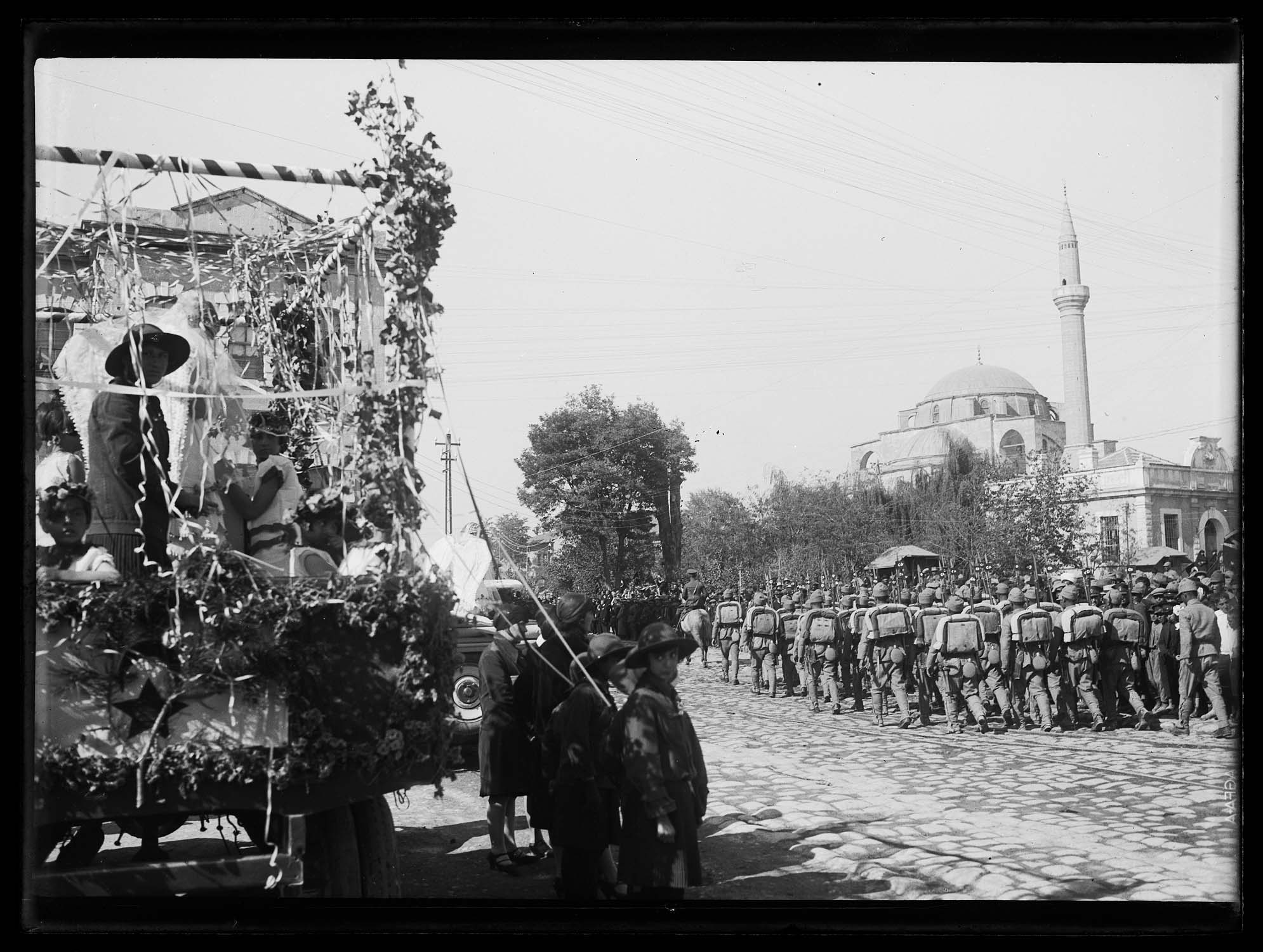 Fête de la République en 1928 : défilé